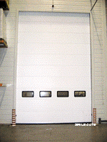 Промышленные секционные ворота. Промышленные секционные ворота Смайл Гейт, панель 80 мм